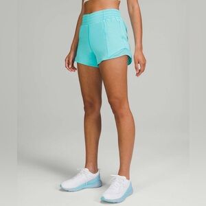 lululemon Hotty Hots 4” HR Electric Turquoise